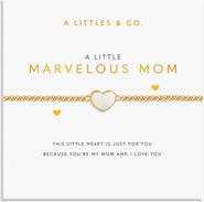 A Littles & Co Gold A Little 'Marvelous Mom' Bracelet
