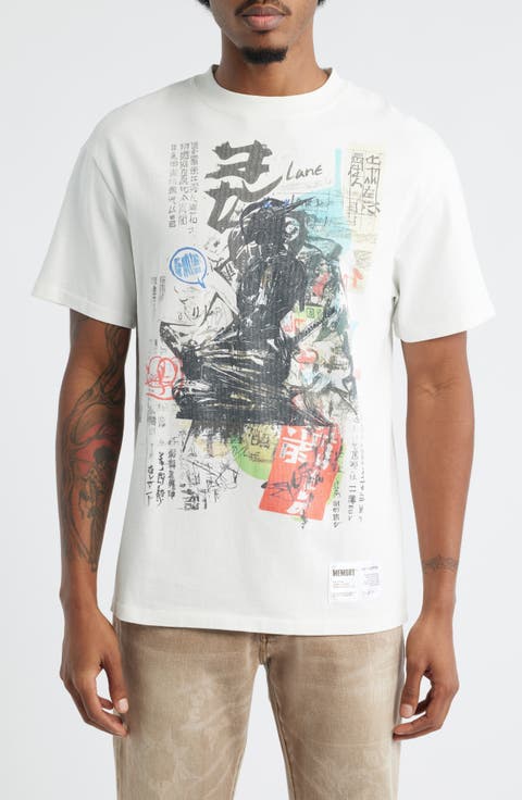 Ninja Graffiti Graphic T-Shirt
