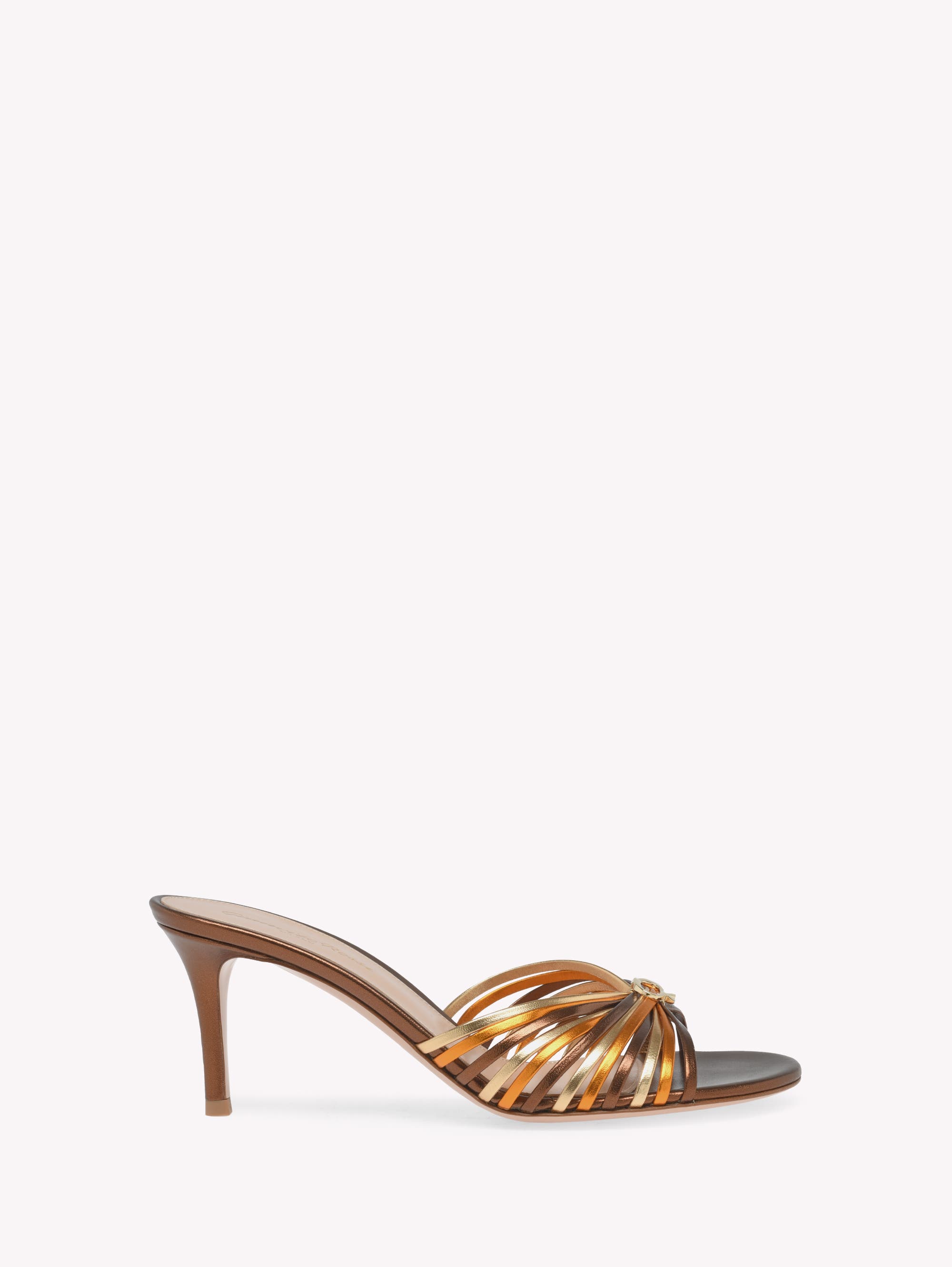 Gianvito Rossi Vyna Sandals, Main, color, Hazelnut Nappa