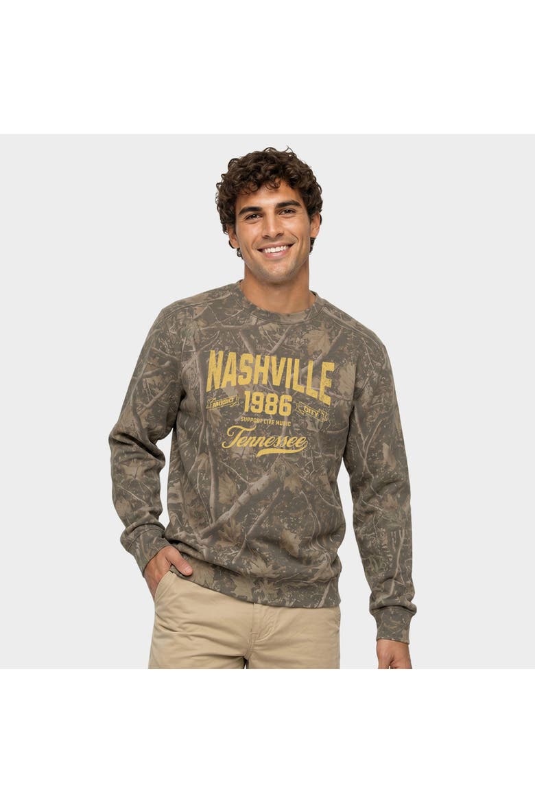 Nashville Tennessee Music City Sweatshirt, Alternate, color, Camo