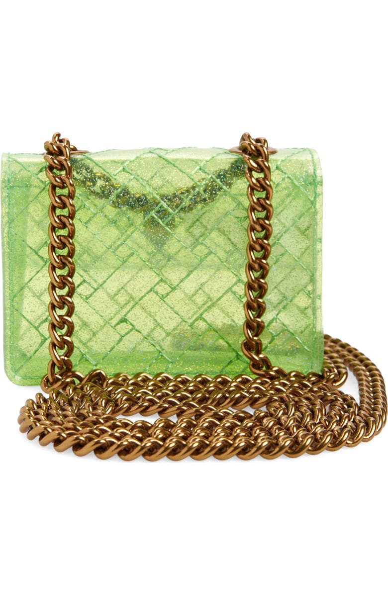 Kurt Geiger London Micro Kensington Vinyl Convertible Crossbody Bag, Alternate, color,