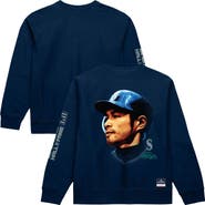 Mitchell & Ness Men's Mitchell & Ness Ichiro Suzuki Navy Seattle Mariners Hall of Fame Sweatshirt