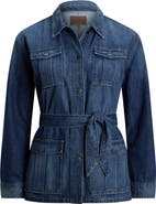 Lauren Ralph Lauren Belted Denim Chore Jacket