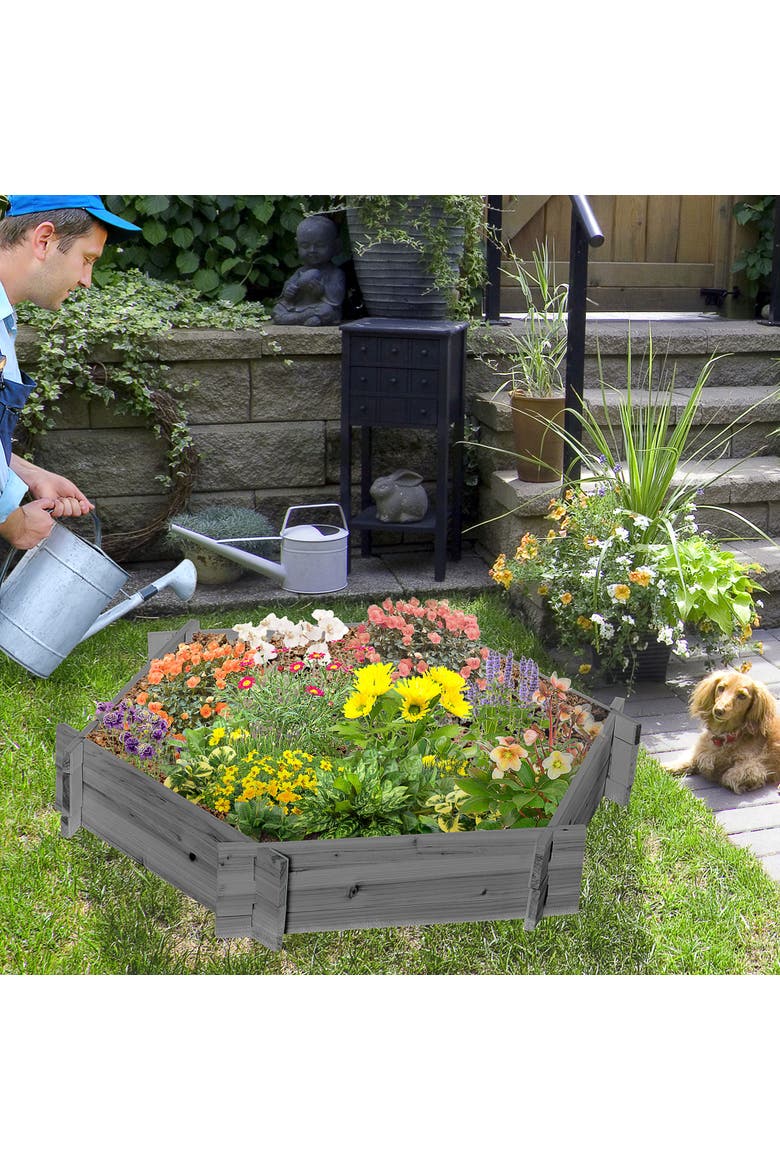 Raised Garden Bed, Alternate, color, Gray