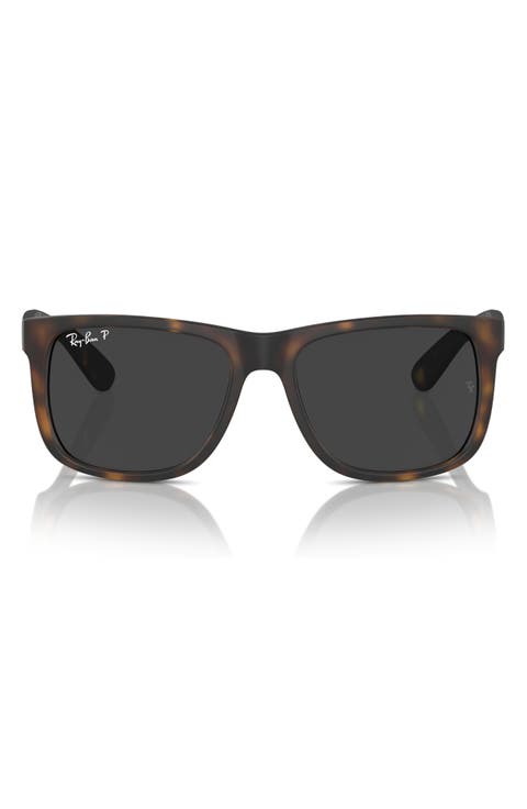 Justin 55mm Polarized Square Sunglasses