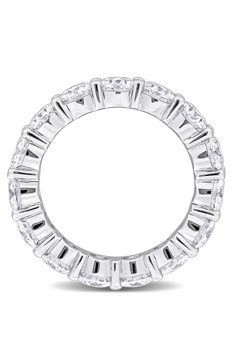 Julianna B. 5 1/2ct D.E.W. Moissanite Eternity Ring, Alternate, color, Sterling Silver
