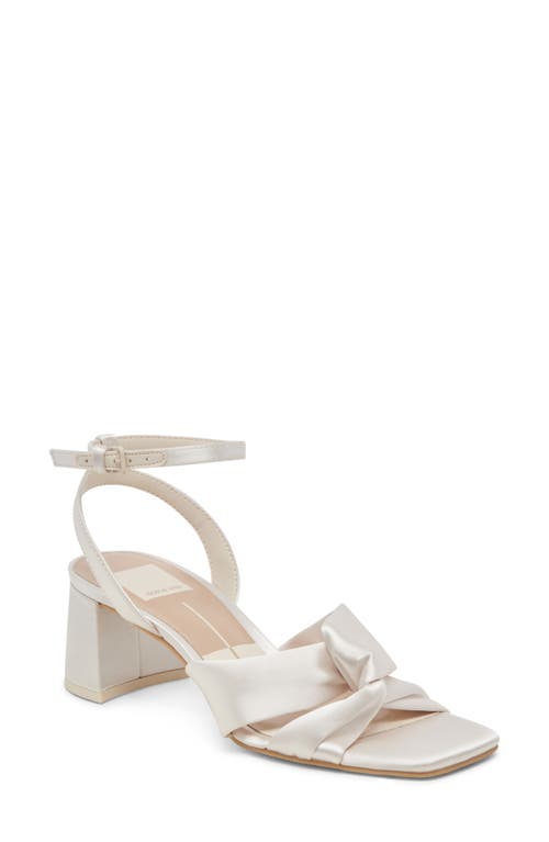 Dolce Vita 'brenna' Pump In Ivory Satin
