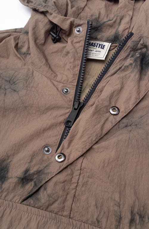Alphastyle Owais Tie Dye Hooded Anorak Jacket
