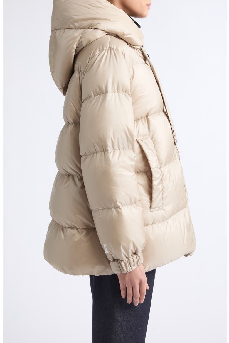 Seia Hooded Down Parka, Alternate, color, NATURAL