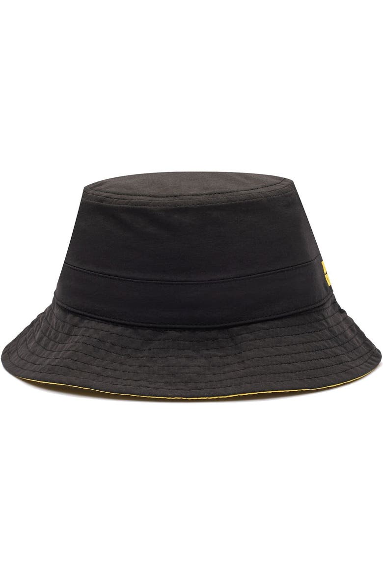 Men's Black/Yellow Borussia Dortmund Terrain Reversible Adjustable Bucket Hat, Main, color, Black
