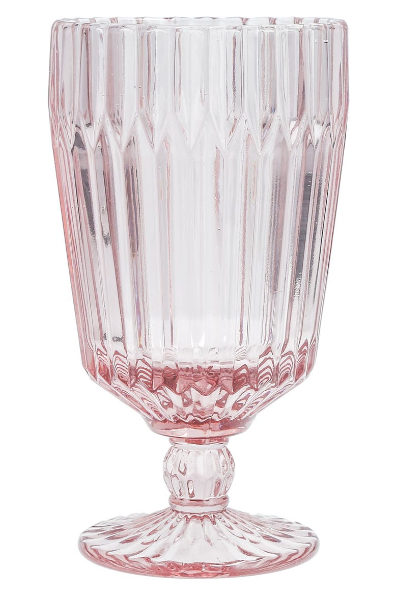Archie Set of 6 Pink Goblets, Main, color, PINK