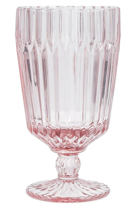 Archie Set of 6 Pink Goblets