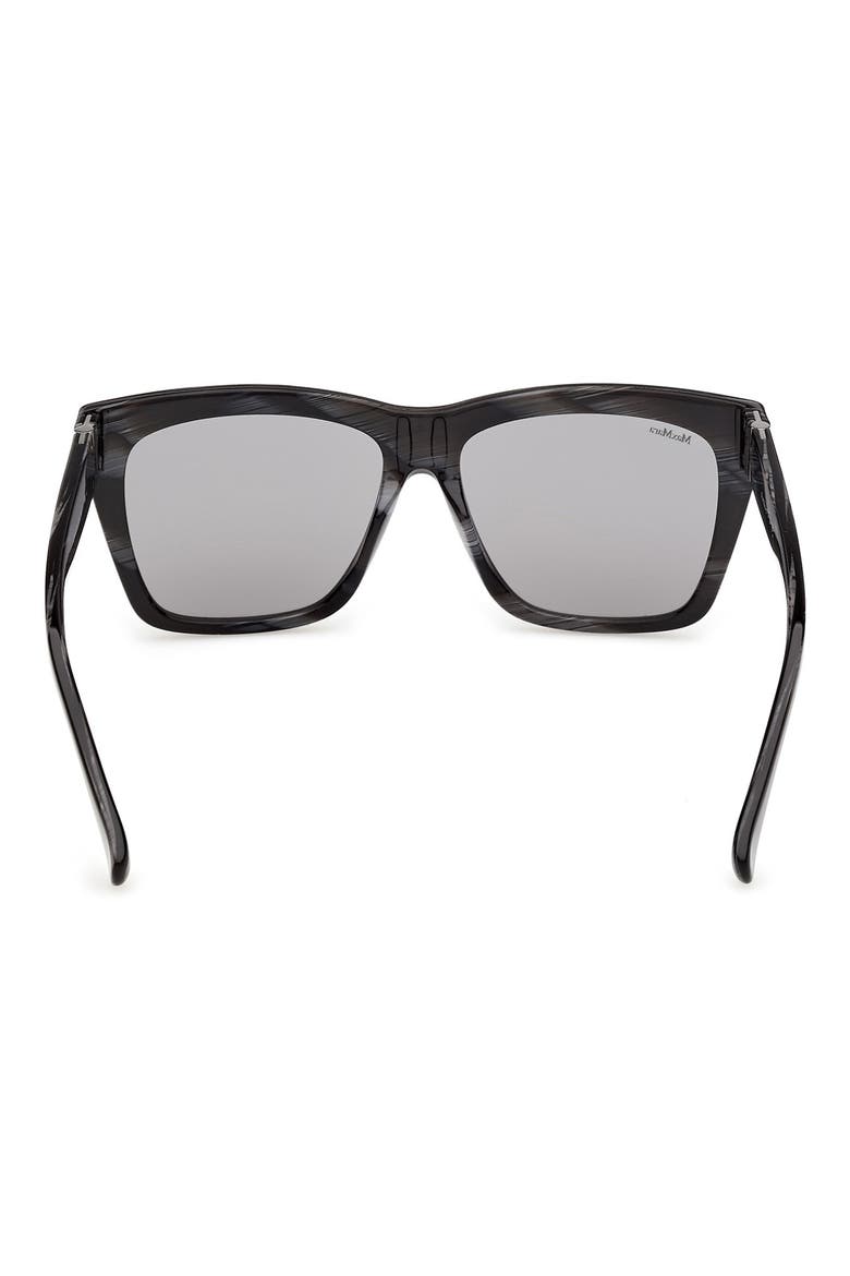 54mm Navigator Sunglasses, Alternate, color, BLACK HORN / SMOKE