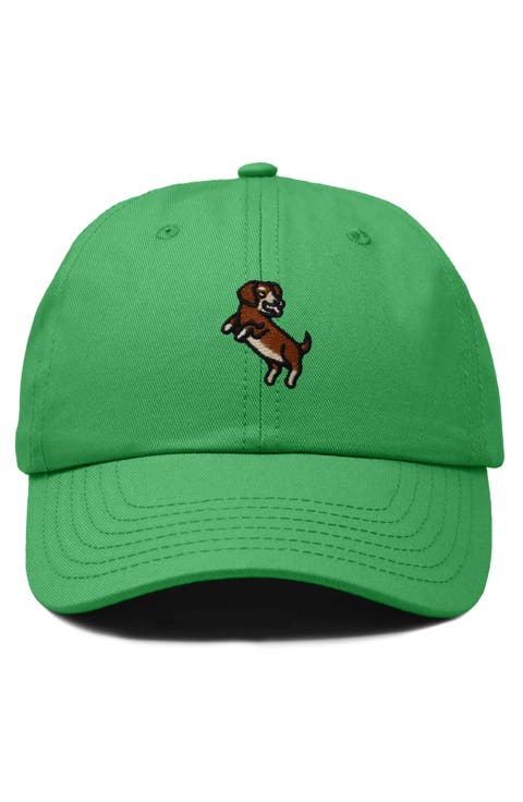 Dachshund Embroidered Dad Cap