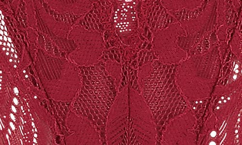 Shop Hunkemoller Hunkemöller Charlotta Lace Trim Brazilian Panties In Chili Pepper
