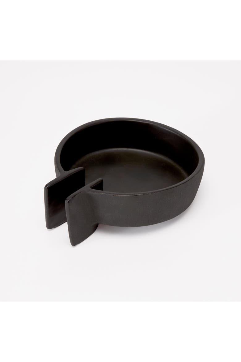 Roman Soap Dish, Alternate, color, Raw Blanc