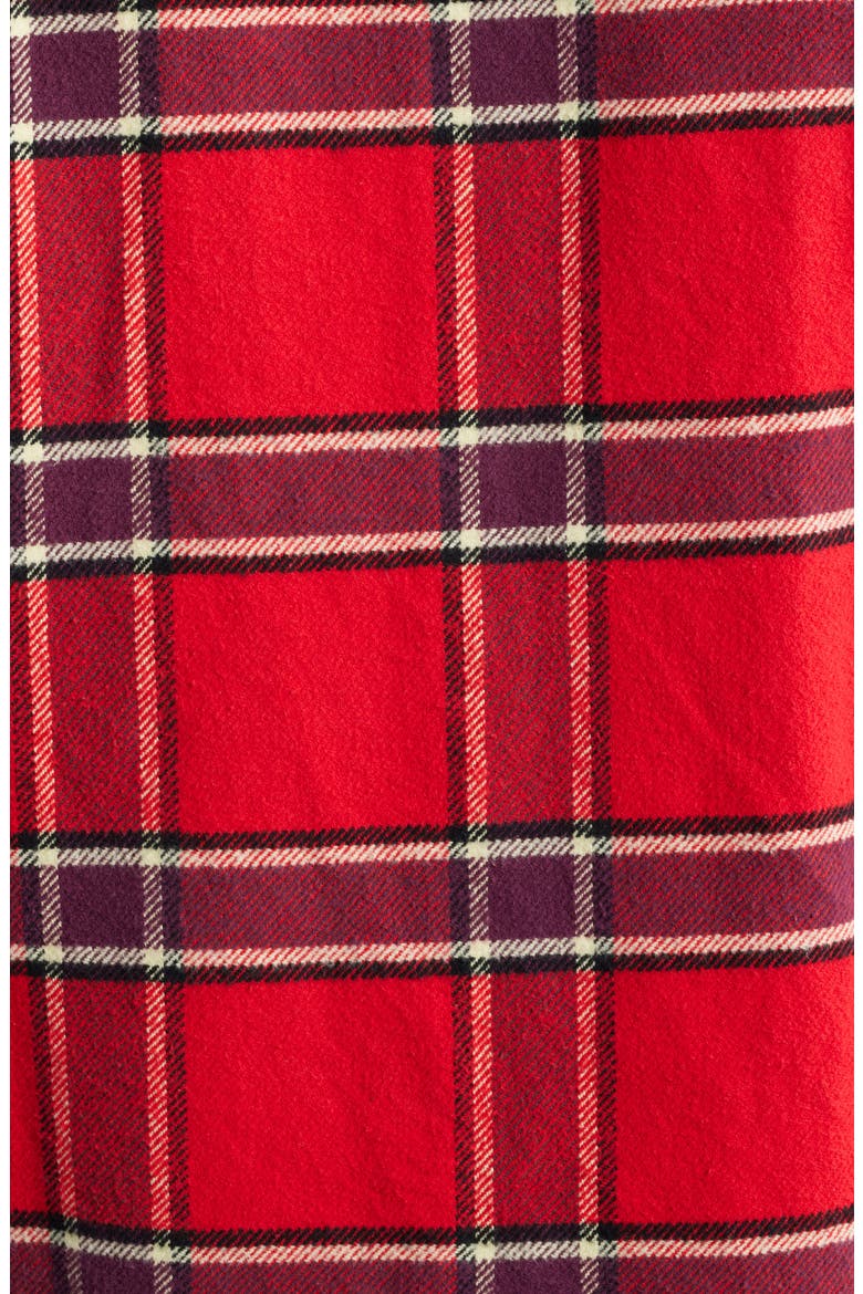 Bowery Standard Fit Plaid Heavyweight Cotton Flannel Button-Up Shirt, Alternate, color, ADRENALINE RUSH