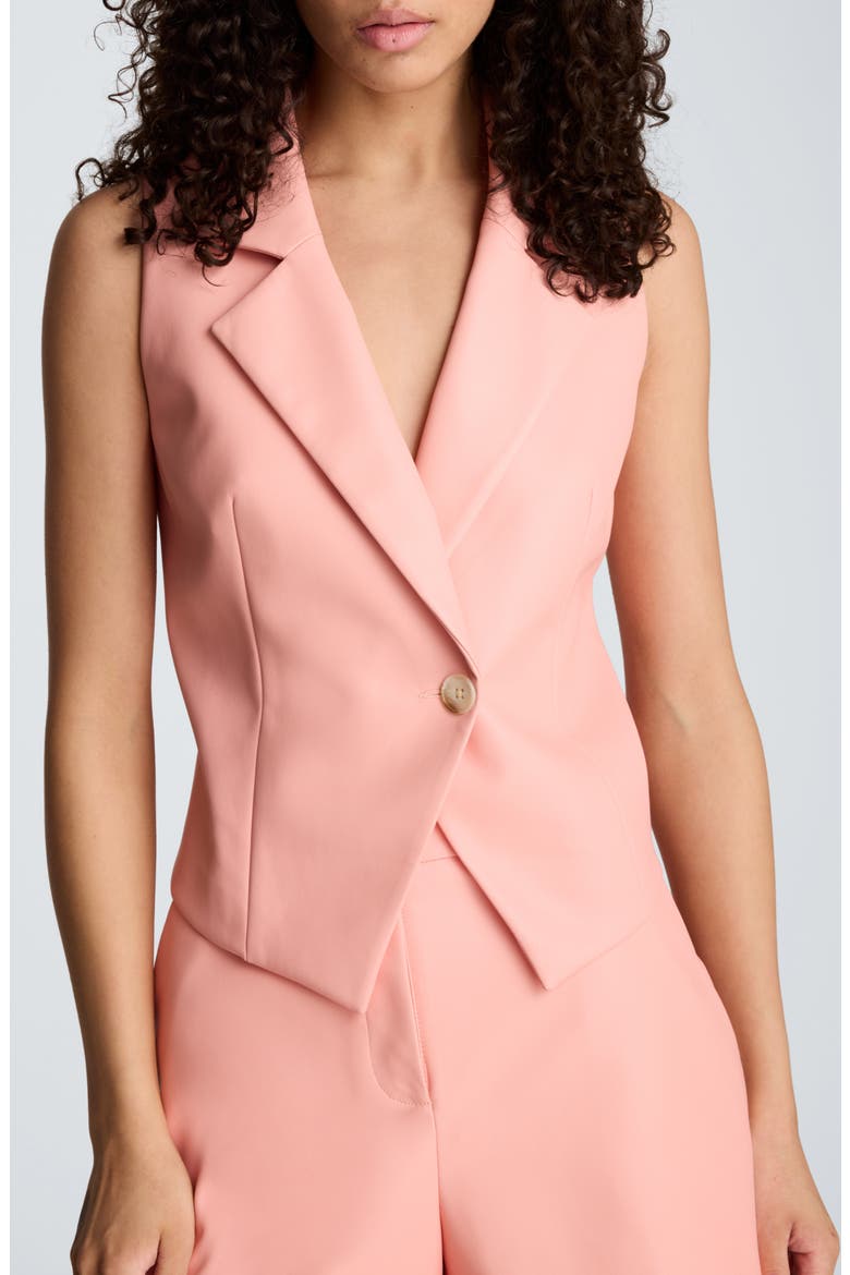 Faux Leather Vest, Alternate, color, SOFT PEACH