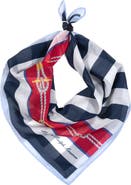 Lauren Ralph Lauren Nautical Stripe Small Square Scarf