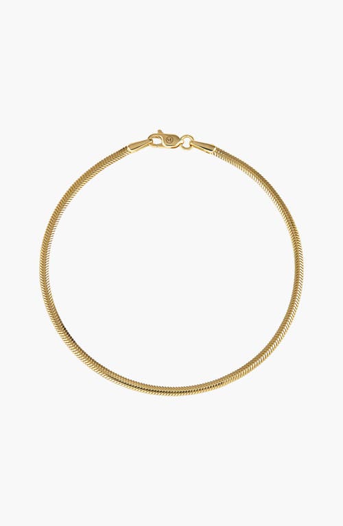 Cobra Bracelet in 14K Yellow Gold by MEJURI at Nordstrom, Size 6.5