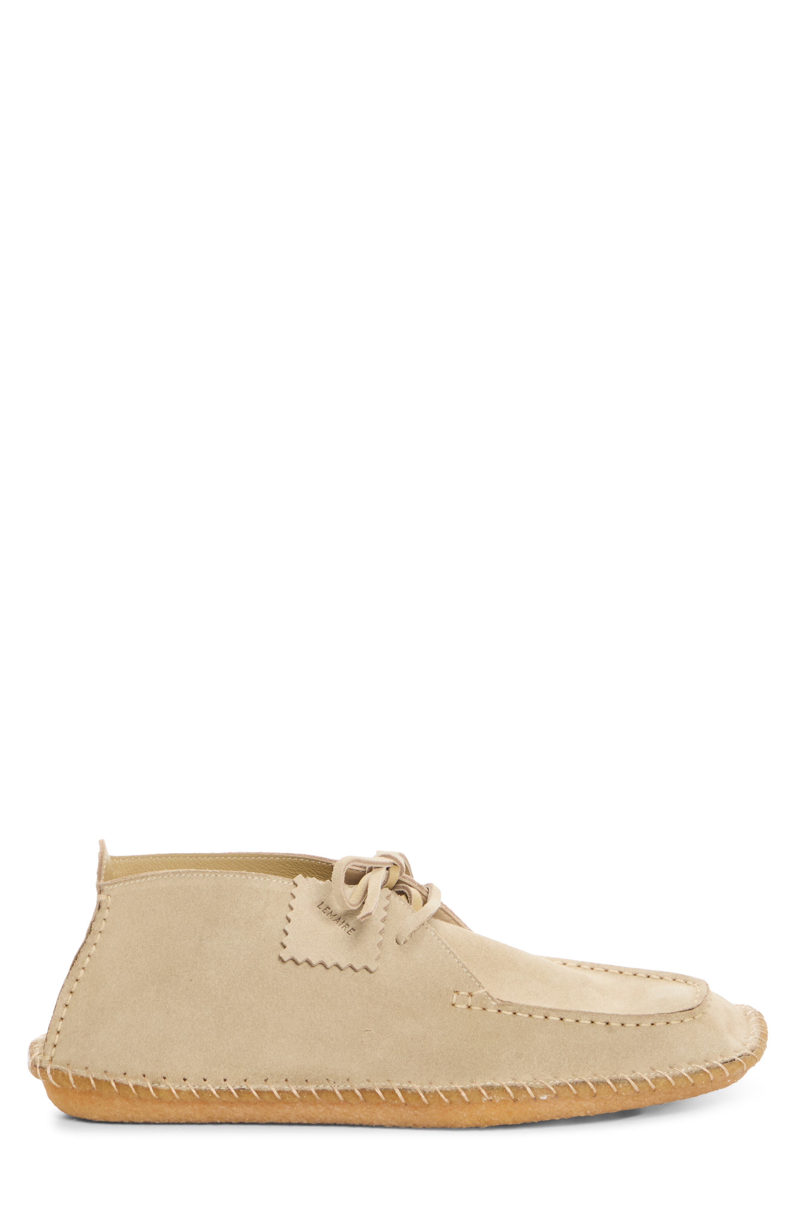 Desert Suede Moc Toe Shoe, Alternate, color, KRAFT BEIGE