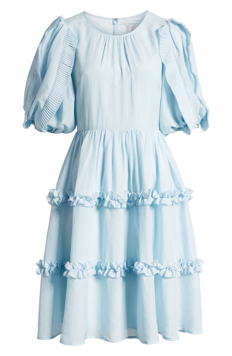 Rachel Parcell Ruffle Sleeve Dress, Alternate, color, 