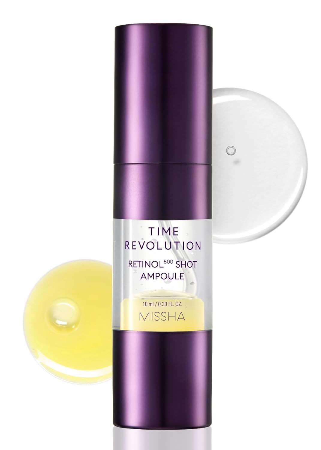 4本　ミシャTIME REVOLUTION RETINOL R8000 ショット MISSHA Time Revolution Night Repair Retinol Intensive Ampoule