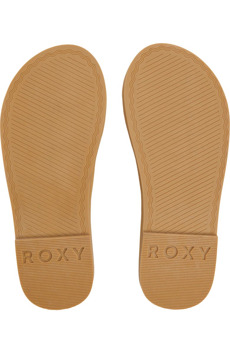Roxy Amalfi Coast Slide Sandal, Alternate, color, Natural