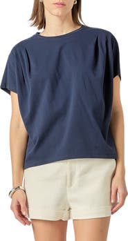 English Factory Pleat Shoulder T-Shirt