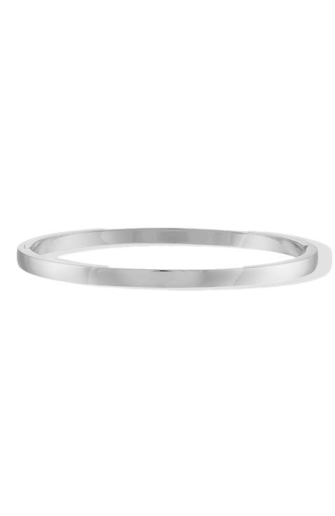 Polished Simple Bangle Bracelet