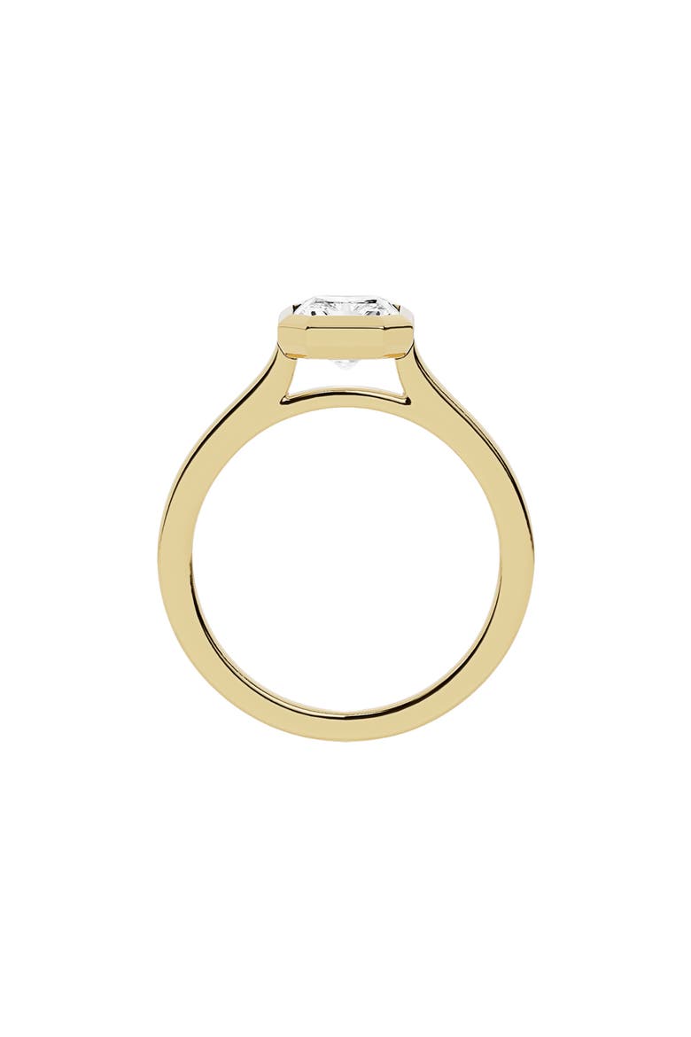 18K Gold Radiant Lab Created Diamond Solitaire Ring - 2.0 ctw (Nordstrom Exclusive), Alternate, color, 18K YELLOW GOLD