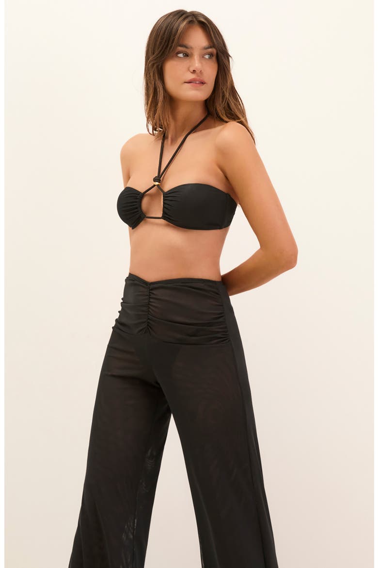 Saana Sheer Cover-Up Pants, Alternate, color, BLACK