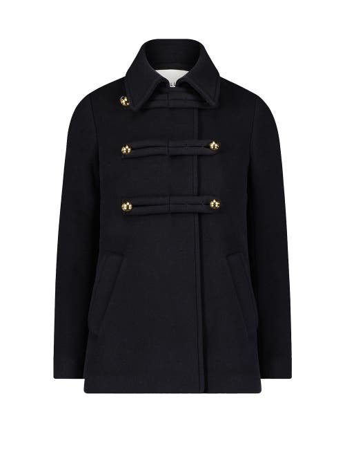 Callas Milano Clara Double-face Virgin Wool In Black