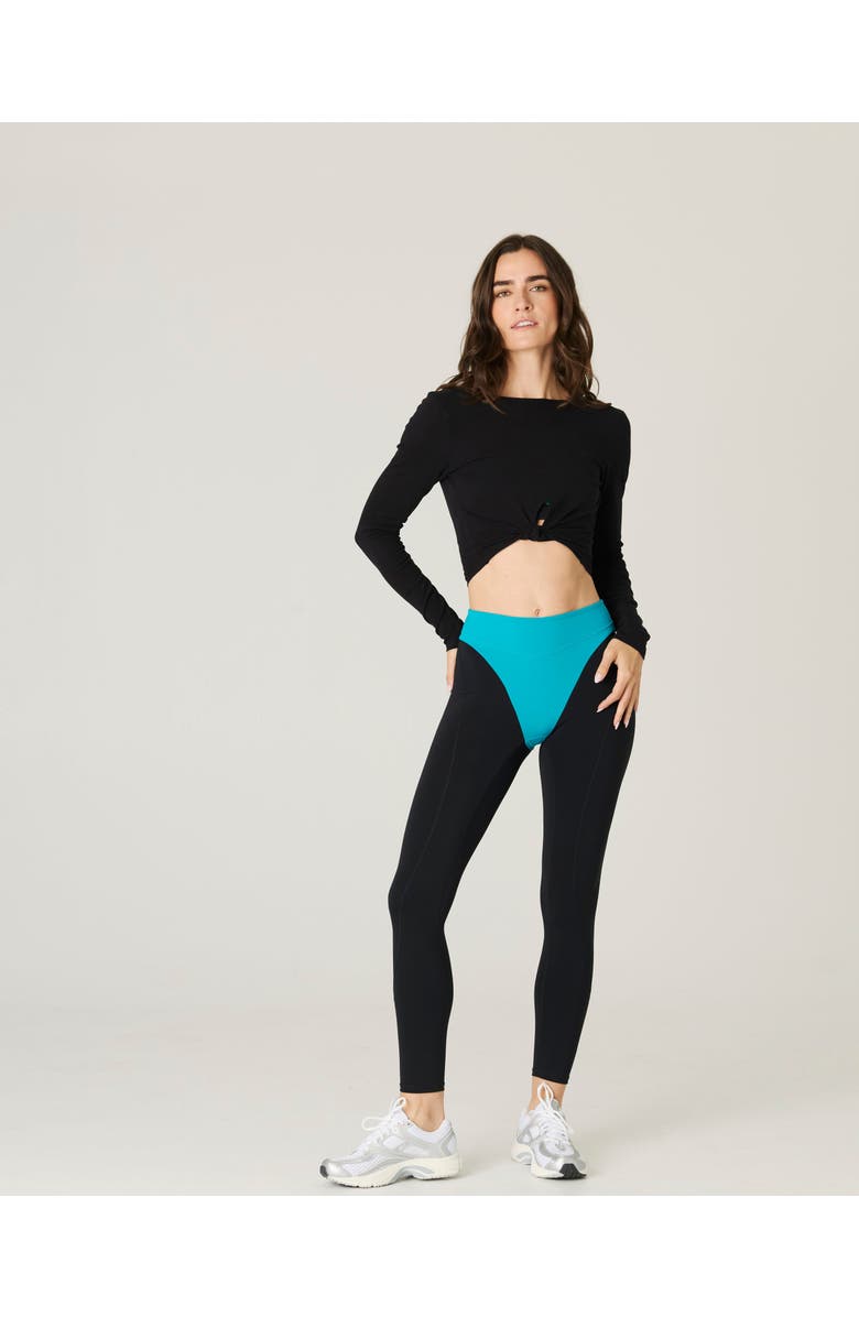 Daughter Lessons Combo Long Sleeve Top, Alternate, color, Black