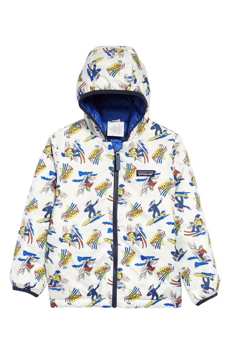 Patagonia Reversible Down Hoodie, Main, color, 