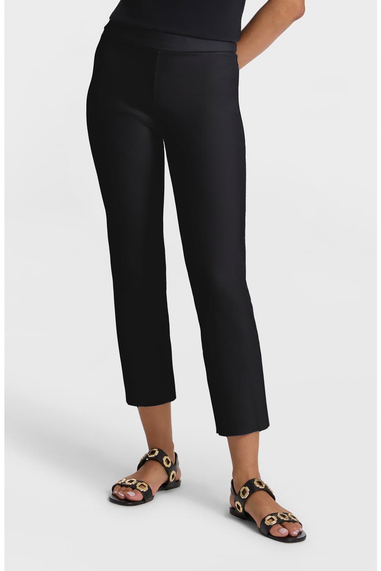 CEO 9-5 Neoprene Crop Pants, Main, color, BLACK