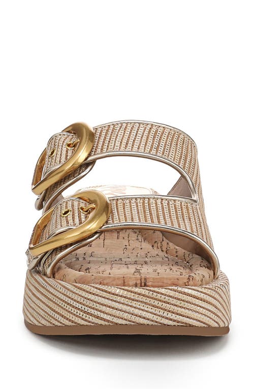 Sam Edelman Nerissa Two-strap Platform Sandal In Sunny Gold