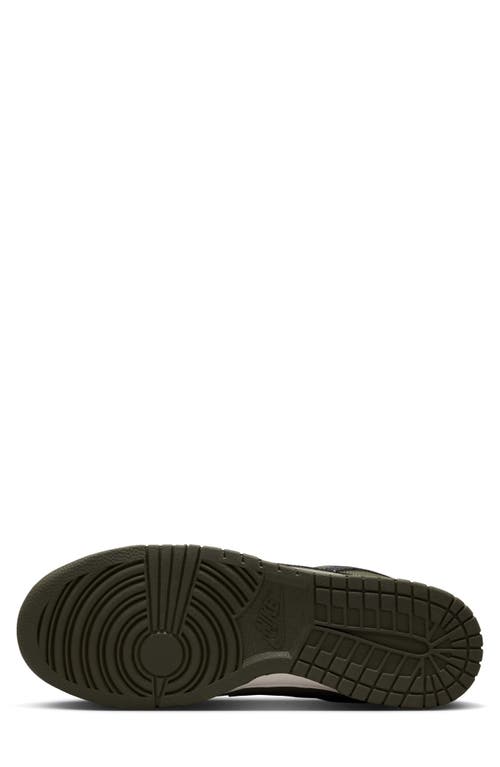 Nike Dunk Low Retro Basketball Sneaker In Green