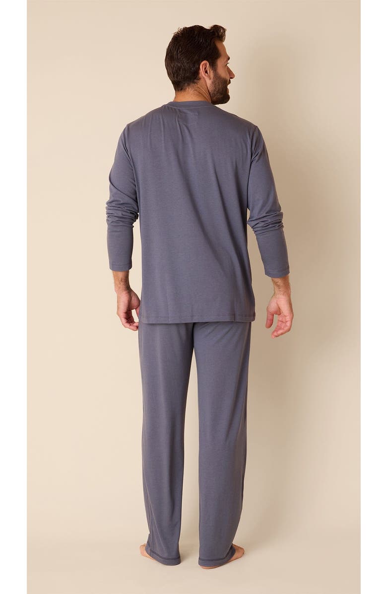 The Cat's Pajamas Men's Pima Knit Pullover Set, Alternate, color, Heavenly Blue