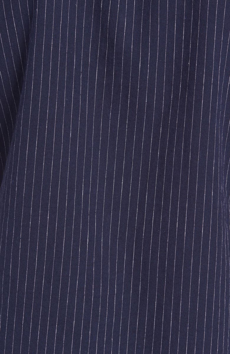 Treasure & Bond Linen Blend Short Sleeve Button-Down Shirt, Alternate, color,