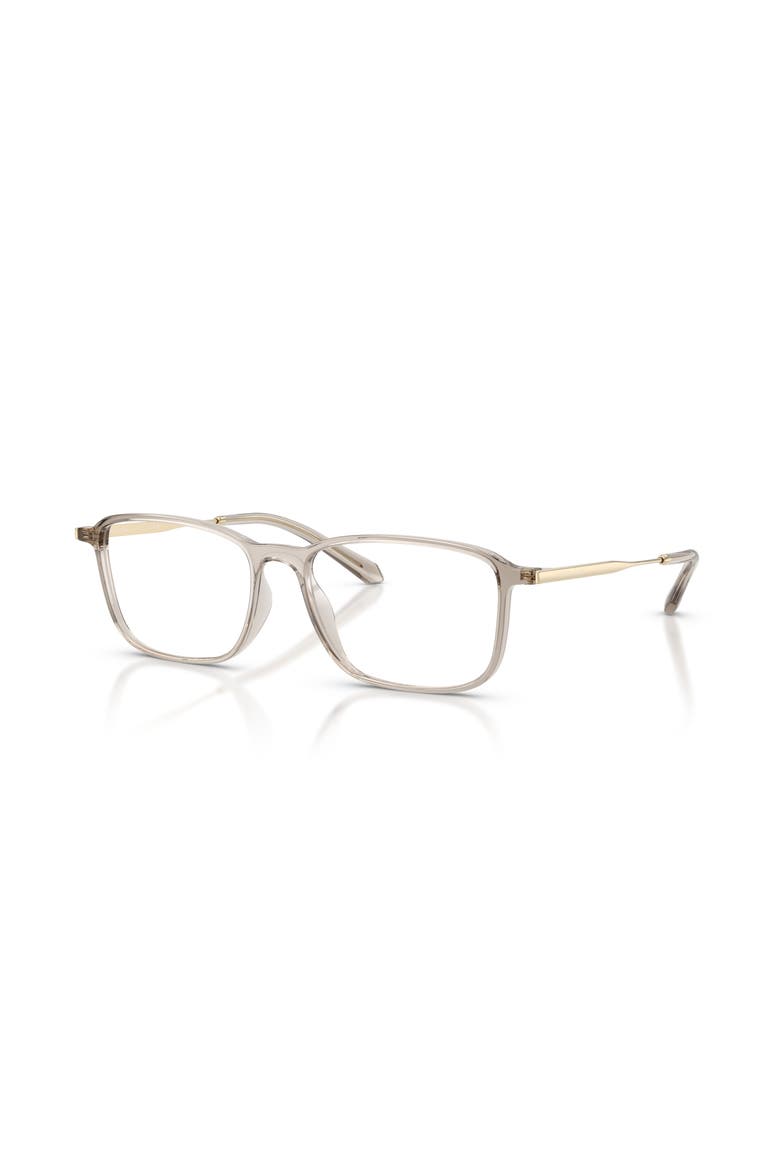 55mm Rectangle optical glasses, Main, color, Brown