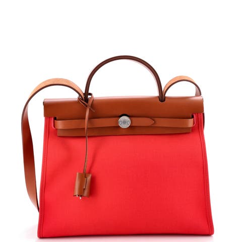 Herbag Zip Leather and Toile 31