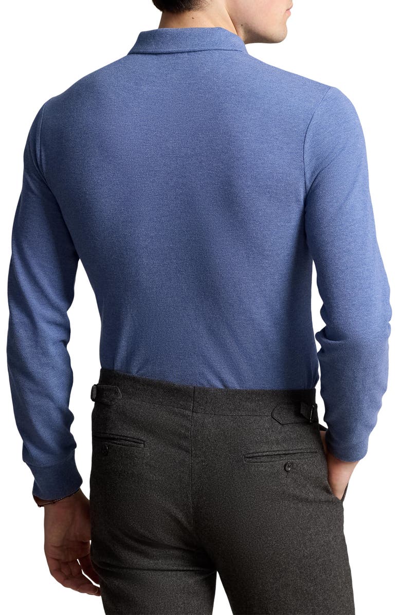 Polo Ralph Lauren Cotton Piqué Long Sleeve Polo, Alternate, color, 
