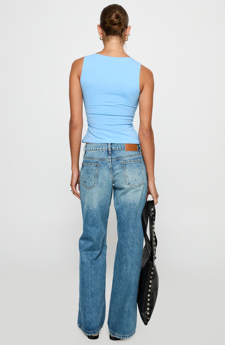 Princess Polly Lose Your Number Jersey Tank, Alternate, color, Blue