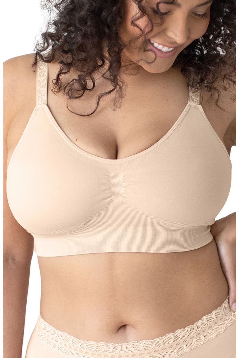 Busty Nellie Sublime Wireless Bra, Main, color, Beige