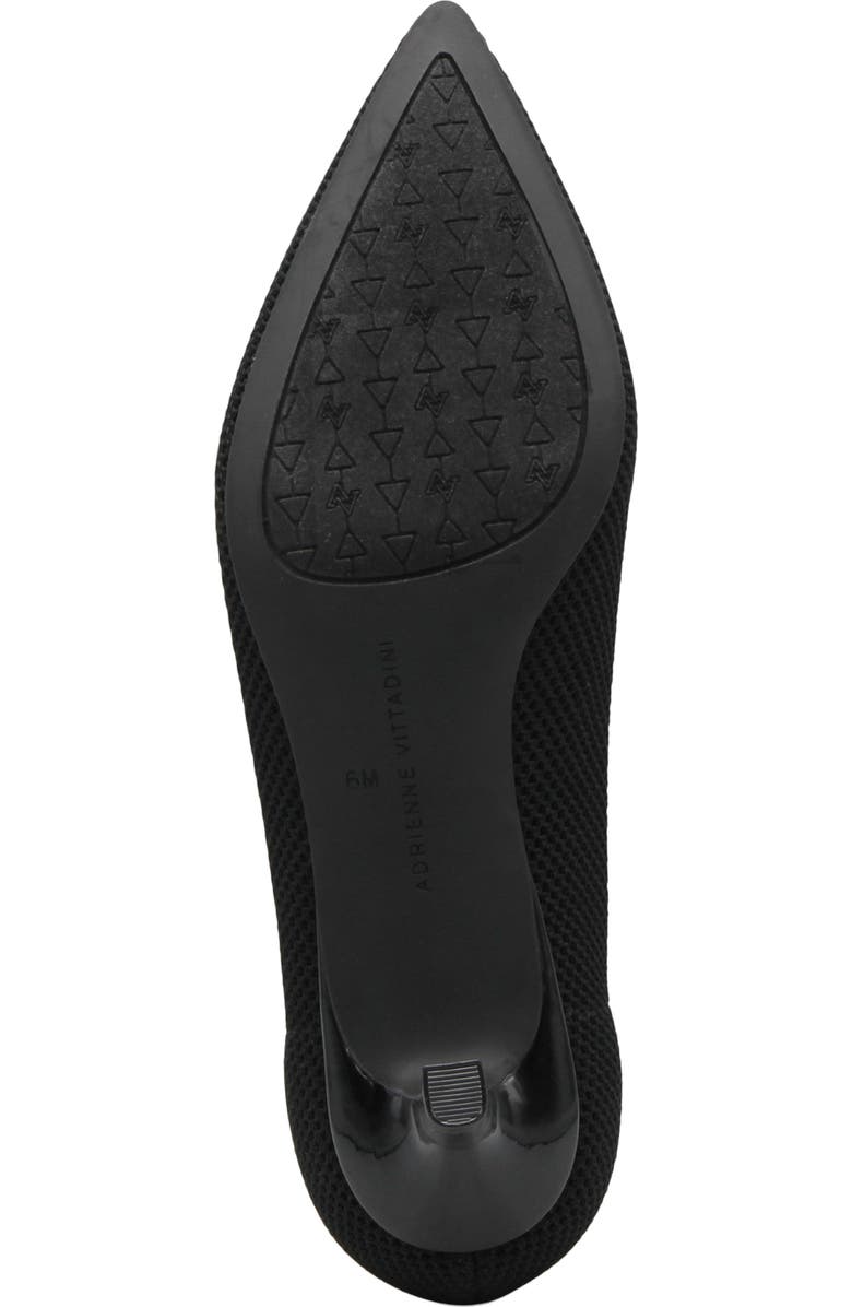 Adrienne Vittadini Skippy 5 Kitten Heel Pump, Alternate, color, Black Knit