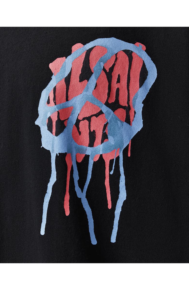 AllSaints Runner Oversize Cotton Crewneck T-Shirt, Alternate, color, Washed Black