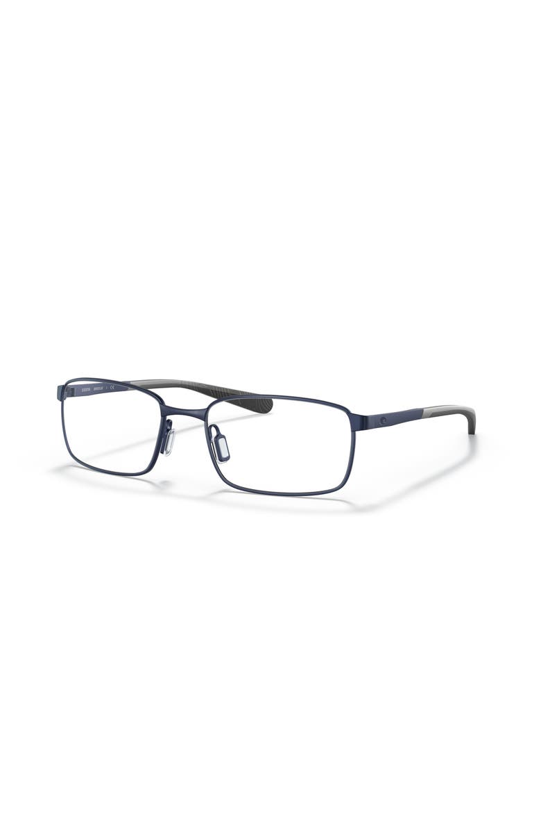 Costa 53mm Rectangle optical glasses, Main, color, Blue