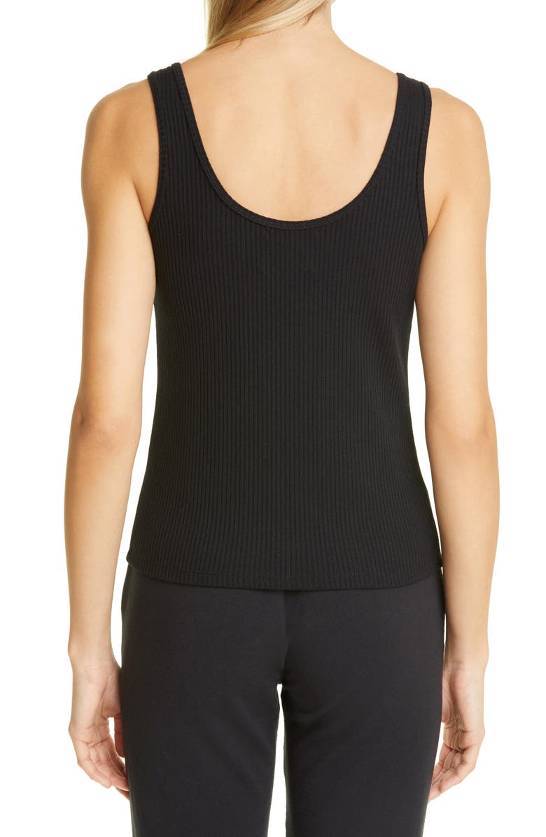 L'AGENCE Iman Rib Tank Top, Alternate, color,