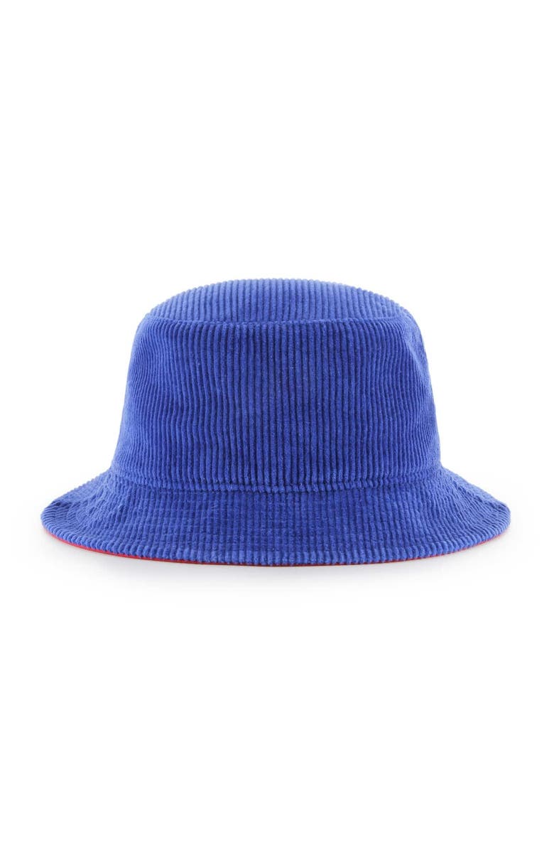 '47 Men's '47 Royal New York Giants Thick Cord Bucket Hat, Alternate, color,